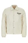 Alexander Mcqueen Man Jacket Light Grey Size 40 Polyester In Beige O Tan