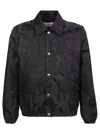 Alexander Mcqueen Graffiti Logo Jacket In Black