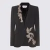 Alexander Mcqueen Embellished Padded-shoulders Blazer