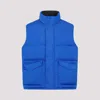 Alexander Mcqueen Man Down Jacket Bright Blue Size 40 Polyester In Blue
