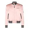 Alexander Mcqueen Casual Jacket With Embroidered Graphic Print In Pink