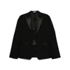 Alexander Mcqueen Chain-embellished Blazer In Multicolor