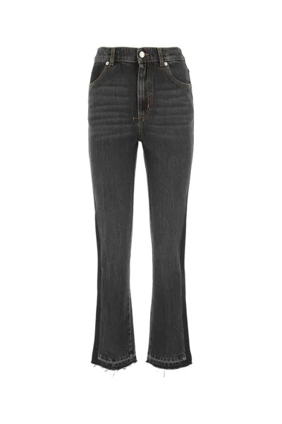 Alexander Mcqueen Jeans In Black