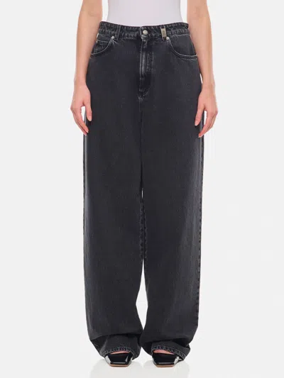 ALEXANDER MCQUEEN JEANS MCQUEEN WOMAN COLOR BLACK,G12809002