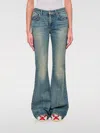Alexander Mcqueen Bootcut Wide-leg Jeans In Blue