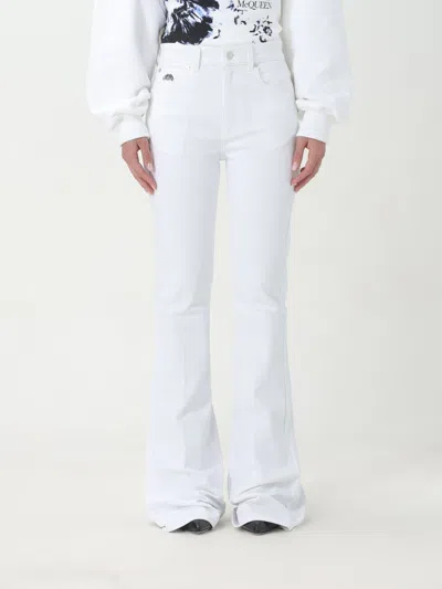 Alexander Mcqueen Jeans  Woman Color White