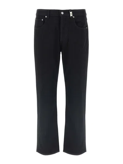 ALEXANDER MCQUEEN JEANS BOOT-CUT - NEGRO