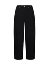 Alexander Mcqueen Straight-leg Cotton Jeans In Black