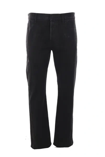 Alexander Mcqueen Creased Straight-leg Trousers In Black