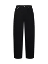 Alexander Mcqueen Straight-leg Cotton Jeans In Black