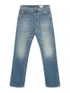 Alexander Mcqueen Straight-leg Denim Jeans In Blue