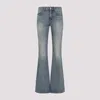 Alexander Mcqueen Flared High-waisted Jeans With Vintage Appeal