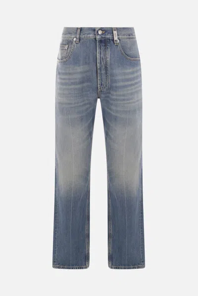 Alexander Mcqueen Jeans In Blue