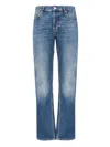 Alexander Mcqueen Five Pockets Cotton Jeans In Blue