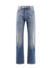 Alexander Mcqueen Five Pockets Cotton Jeans In Blue