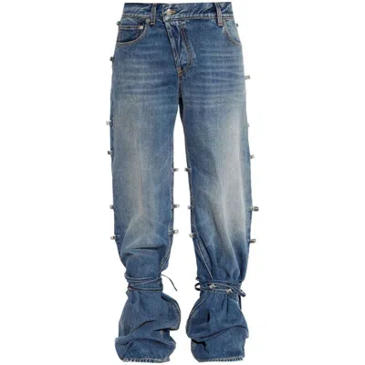 Alexander Mcqueen Jeans In Blue