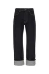 Alexander Mcqueen Turn-up Jeans In Blue