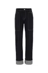 Alexander Mcqueen Dark Blue Denim Jeans In Coldwash