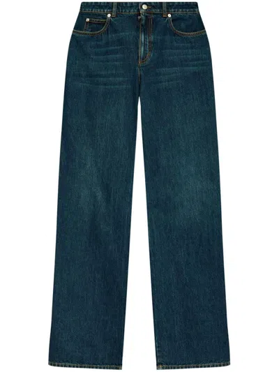 Alexander Mcqueen Jeans In Dark Stone