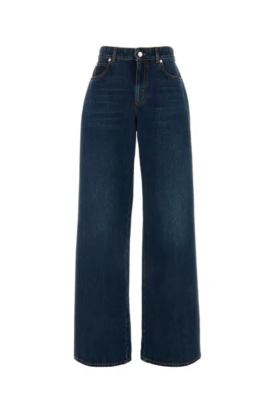 Alexander Mcqueen Jeans In Darkstonewash