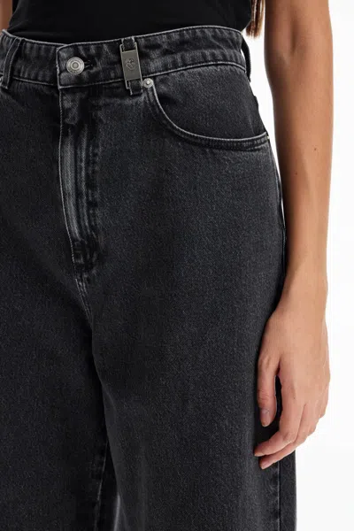 Alexander Mcqueen Black Denim Jeans In 1131