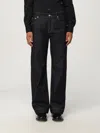 Alexander Mcqueen Jeans Mcqueen Men Color Denim In Black