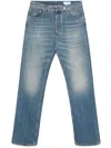 Alexander Mcqueen Straight-leg Denim Jeans In Blue
