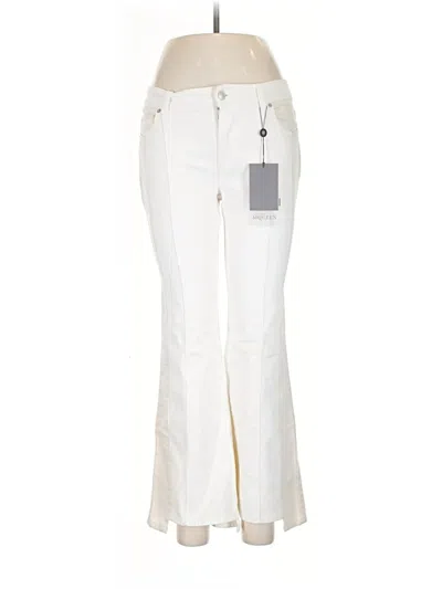 Alexander Mcqueen Jeans In White