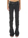 Alexander Mcqueen Mcqueen Wrapped Asymmetric Waist Jeans