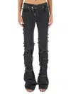Alexander Mcqueen Mcqueen Wrapped Asymmetric Waist Jeans