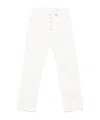 Alexander Mcqueen High Waist 5 Pockets Belt Loops Trousers In White