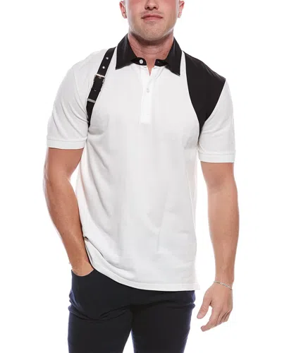 ALEXANDER MCQUEEN ALEXANDER MCQUEEN JERSEY HARNESS POLO SHIRT
