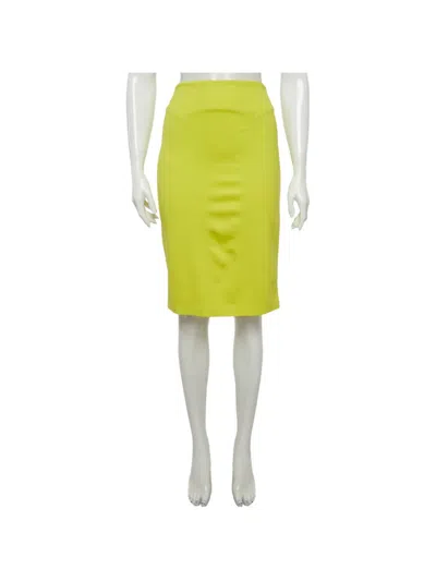 Pre-owned Alexander Mcqueen Jersey Mini Skirt In Green