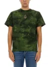 Alexander Mcqueen Tie-dye Effect T-shirt In Green