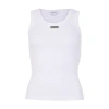 Alexander Mcqueen Mcqueen Placket Tank Top In White