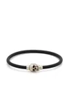 Alexander Mcqueen Skull Rubber Bracelet