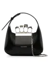 Alexander Mcqueen The Jewelled Hobo Leather Mini Bag