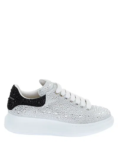 Alexander Mcqueen Larry Crystal Embellished Oversized Sneakers In Multicoloured