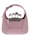 ALEXANDER MCQUEEN JEWELED MINI LEATHER TOTE