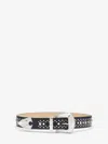 Alexander Mcqueen Jewelled Arrow Belt In Black