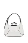 Alexander Mcqueen Mini Jewelled Handbag In Soft Ivory