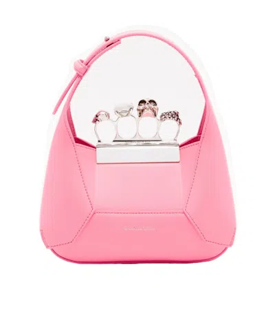ALEXANDER MCQUEEN ALEXANDER MCQUEEN JEWELLED EMBELLISHED MINI TOE BAG