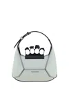 Alexander Mcqueen Leather Jewelled Top-handle Bag