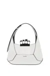 Alexander Mcqueen Mini Jewelled Handbag In White