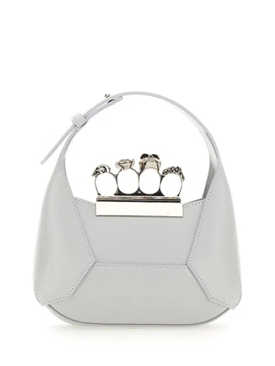 ALEXANDER MCQUEEN ALEXANDER MCQUEEN JEWELLED MINI HOBO BAG
