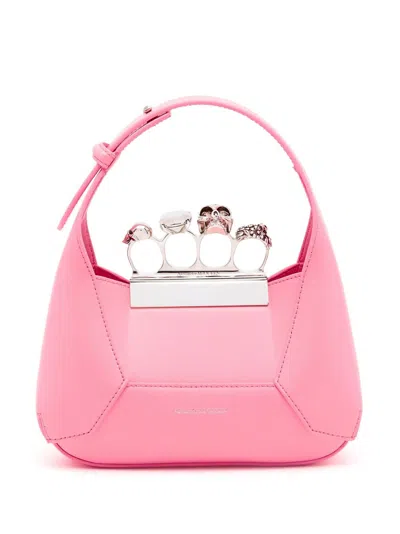 ALEXANDER MCQUEEN ALEXANDER MCQUEEN JEWELLED MINI HOBO BAG