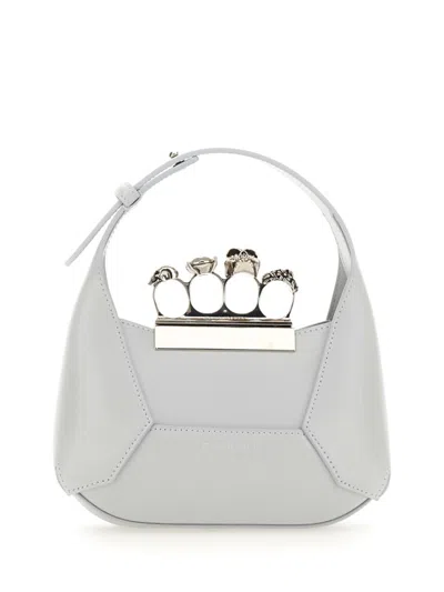 ALEXANDER MCQUEEN ALEXANDER MCQUEEN JEWELLED MINI HOBO BAG