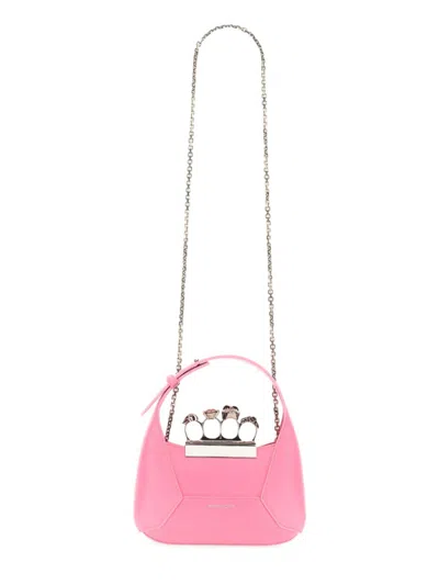 ALEXANDER MCQUEEN ALEXANDER MCQUEEN JEWELLED MINI HOBO BAG