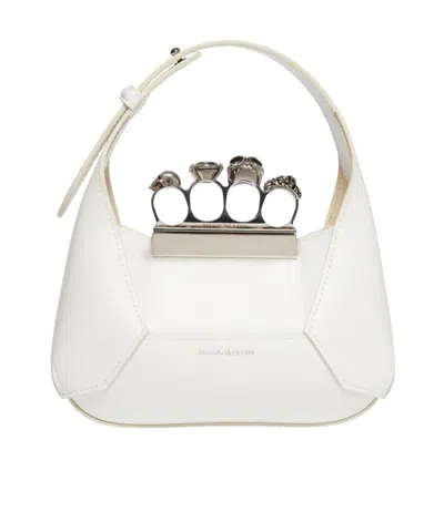Alexander Mcqueen Jewelled Skull Hobo Bag In 9210