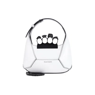 ALEXANDER MCQUEEN ALEXANDER MCQUEEN JEWELLED MINI HOBO BAG